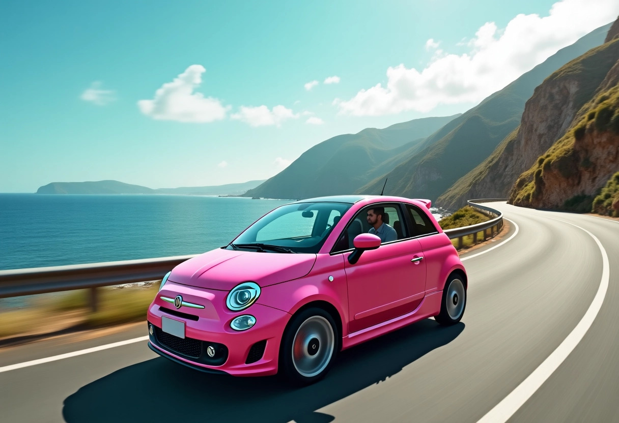 fiat 500 rose