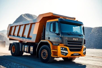 camions-bennes modernes 2025